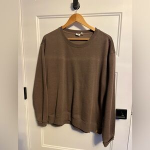 tentree women’s Earthy Brown Crewneck Sweatshirt